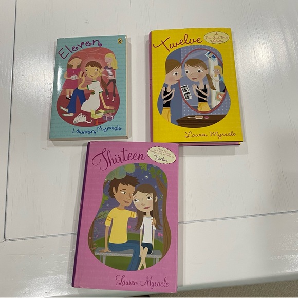 Eleven Twelve Thirteen by Lauren Myracle Lot of 3 YA Books Teen Tween Hardcover - Picture 3 of 9